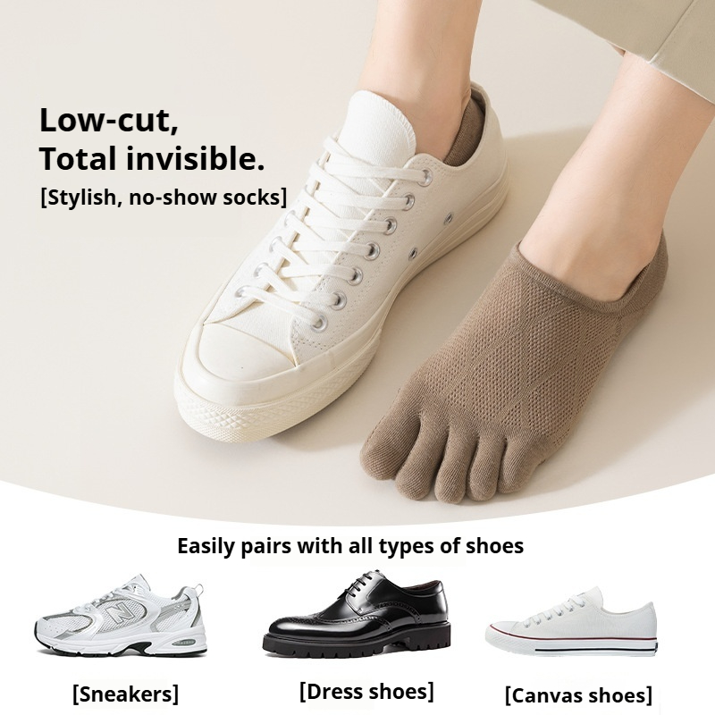 Calzini corti da uomo in coton - Toe Sock Split recensione e prezzo